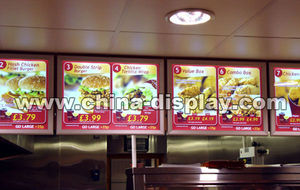 Fast Food Restaurant Lighted <strong>Menu</strong> Board Wall Hanging <strong>Menu</strong> Display - Product Image 5