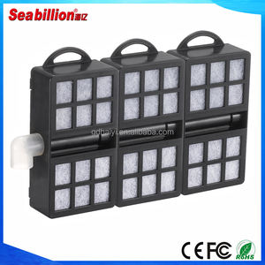 Filtro Externo para <span class=keywords><strong>Acuario</strong></span> Ultrasilencioso Seabillion HS-1044 750L/H 10W con 3 Cajas <span class=keywords><strong>de</strong></span> Carbón Activado y Algodón Filtrante - Product Image 5