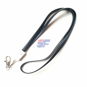 Popular Mini PVC USB Charging Lanyard with Lanyard for Portable Devices