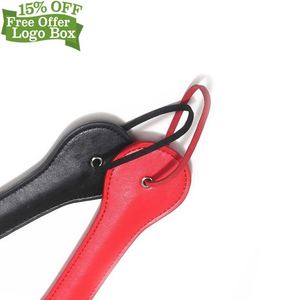 ฟรีกล่องที่กําหนดเอง - Bdsmทาสพันธนาการหนัง<span class=keywords><strong>Pu</strong></span>แส้เครื่องรางม้าพืชตีแส้พายเจ้าชู้ของเล่นสําหรับคู่ - Product Image 3