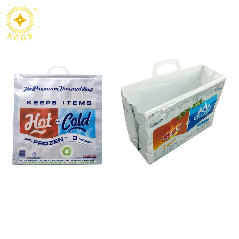 Free Samples Aluminium Foil EPE Foam Foil Insulation Aluminum Foil Cold Rooms Thermal Insulation Bag For Food Storage