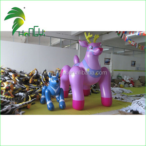 Giá Rẻ Hồng Inflatable Khổng Lồ Đồ Chơi Động Vật, Lớn Inflatable Cartoon Fat Deer Horse - Product Image 2