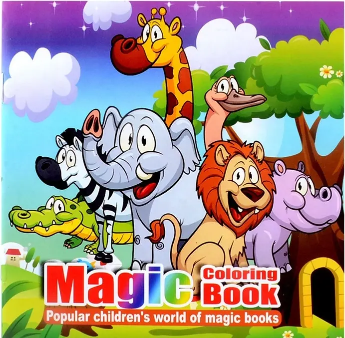 22 pages style Animal mignon enfants BRICOLAGE puzzle magique livre de coloriage