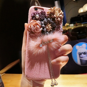 Fashional DIY furry hoa PC điện thoại di động trường hợp đối với <span class=keywords><strong>iphone</strong></span> <span class=keywords><strong>6</strong></span> cộng với <span class=keywords><strong>6</strong></span> s cộng với - Product Image 5