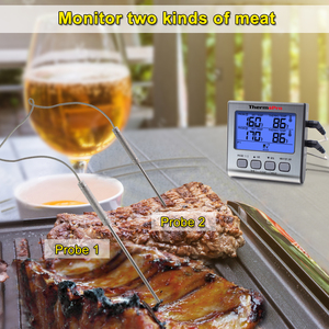 <span class=keywords><strong>Thermomètre</strong></span> alimentaire de cuisine numérique ThermoPro TP17 <span class=keywords><strong>pour</strong></span> <span class=keywords><strong>eau</strong></span>, gril, viande, four avec deux sondes de viande - Product Image 3