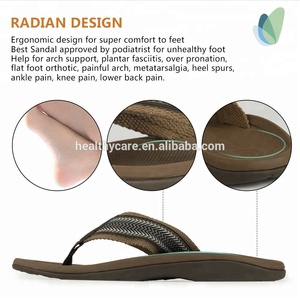 Chanclas de masaje para hombre, calzado de alta calidad para actividades de interior y exterior, sandalias masajeadoras - Product Image 2