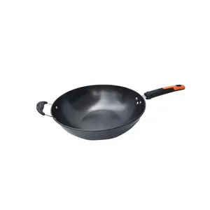 32 cm/34 cm Chinese Wok Ijzeren Pan