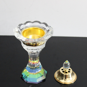 Vendita all'ingrosso di fantasia arabo di cristallo bruciatore di incenso censer - Product Image 2