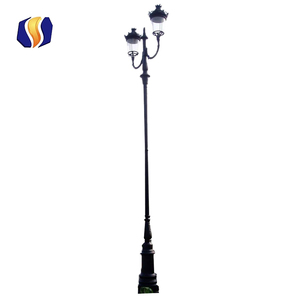 Calle <span class=keywords><strong>hierro</strong></span> <span class=keywords><strong>fundido</strong></span> postes <span class=keywords><strong>de</strong></span> iluminación jardín farola - Product Image 5