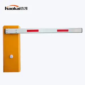 ISO certificate car parking lot barrier gate with straight/folding/fence arm