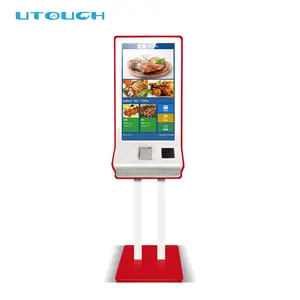 New Style factory price fast food ordering self service payment kiosk machine for restaurant