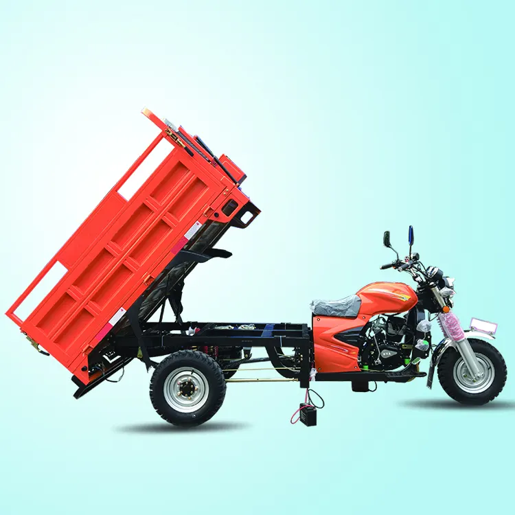 Chinês três rodas telhado triciclo adulto carga bicicleta 150cc motocicleta auto corrida roupa para venda