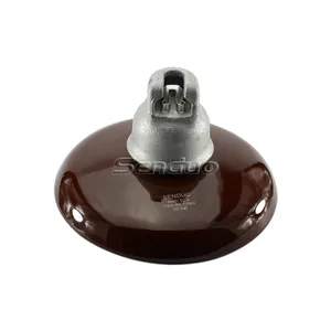 120KN Xhp-120 Insulator Cakram Tipe Kabut Porselen