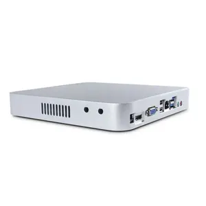 J1900 không quạt hộp Mini Barebone PC, Đồ Họa Tích Hợp Intel HD hỗ trợ đầy đủ HD