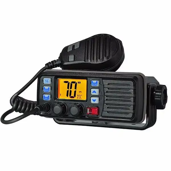 Rádio e walkie talkie ip67, rádio móvel à prova d' água de RS-507M e 25w, com tela grande, vhf, rádio marinho, barco