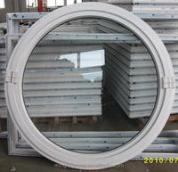 MINGLEI Pvc Marco Ventana Redonda Que Se Abre