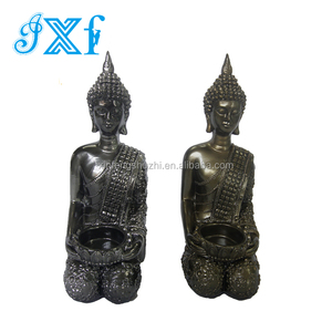 Figurine de <span class=keywords><strong>Bouddha</strong></span> artistique en résine peinte à la main, provenant du Fujian, sculpture religieuse de collection - Product Image 4
