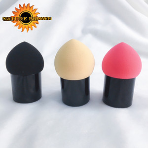 Éponge de beauté en forme de larme personnalisable, outil de maquillage populaire à manche court - Product Image 4