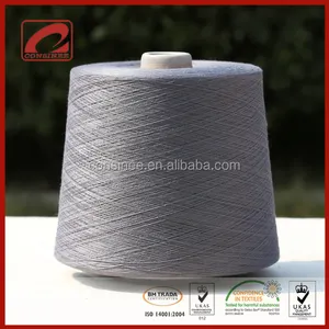 Absorbant l'humidité anti-pilling anti-bactéries fil à tricoter 2/48nm 85 bambou 15 cachemire fil pour à tricoter