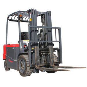 Empilhador elétrico de 2 toneladas de 3m, caminhão com empilhador elétrico, empilhador para carretilha elétrica, auto carregamento, levantador hidráulico, rodas grandes - Product Image 3