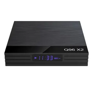 Caixa de TV Q96X2 S905X2 4 + 32g Set-top Box 64g LED Tempo de Exibição Android 8.1 4k rede bt/2.4g wifi media player