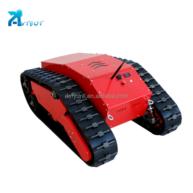 Cina robot gomma crawler pista serbatoio robot piattaforma