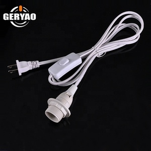 Mỹ Tiêu Chuẩn USA Canada đèn cáp dây kit, cáp điện với công tắc 303, E12 đèn ổ cắm - Product Image 1