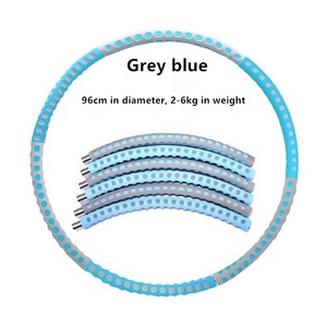 De alta calidad plegable Eco amigable plana de acero inoxidable Fitness Hula Hoop fabricante - Product Image 4