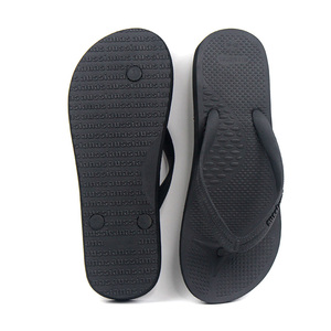 <span class=keywords><strong>Chanclas</strong></span> de goma para hombre y mujer, zapatillas de alta calidad personalizadas con Logo, de verano, suaves, negras, brasileñas, para playa, 100 - Product Image 3