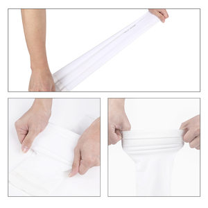 OUEST VÉLO OEM/ODM En Gros Chine Usine UV Protection Glace Soie Bras Manches Respirant Confortable <span class=keywords><strong>Lycra</strong></span> Blanc Manchon de Cyclisme - Product Image 5