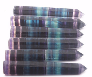 Alta calidad al por mayor Magic Rainbow natural fluorita cuarzo cristal punto/<span class=keywords><strong>varita</strong></span> para <span class=keywords><strong>la</strong></span> venta - Product Image 6