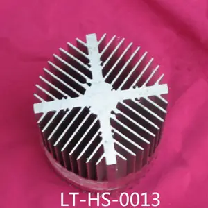 Water cooling heatsink aluminum profile for led light