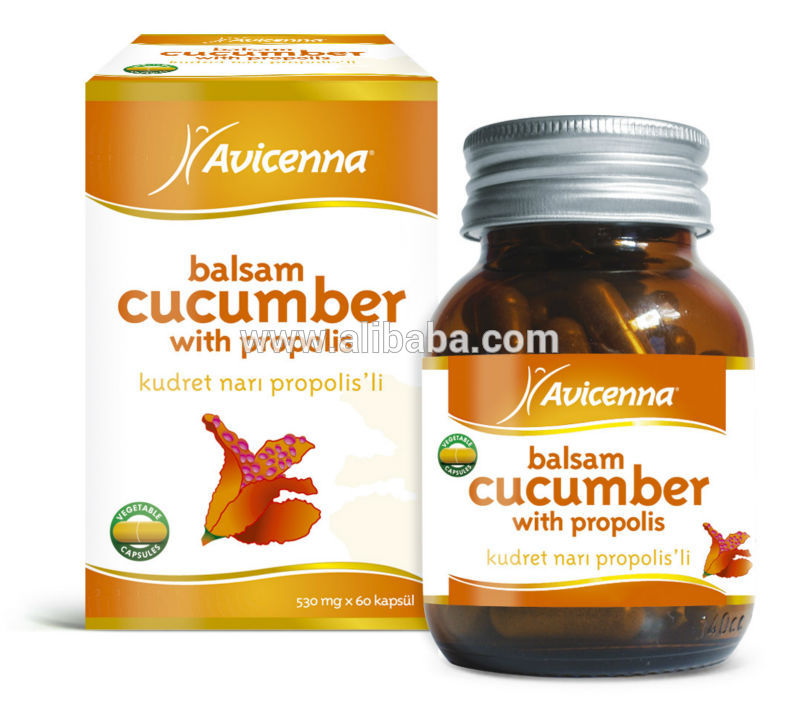 Balsam Cucember with Propolis Capsule МОМОРДИНКА БАЛЬЗАМИЧЕСКАЯ И ПРОПОЛИС