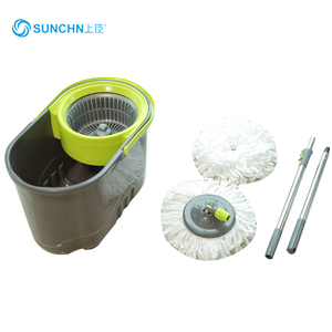SUNCHN SCM-04A 2017 nouveau plancher facile vie 360 spin vadrouille rotatif vert microfibre tapis magique mop vu à la TÉLÉ - Product Image 5