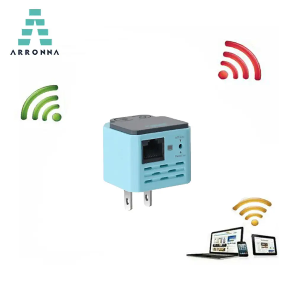 Wireless Wifi Repeater 802.11n/b/g Network Wi Fi Routers 300Mbps Range Signal Booster Extender Bridge Ap Wps Encryption