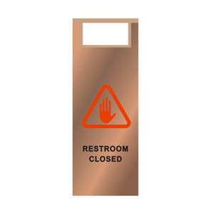Hotel & Restaurant Supplies A-Frame Sign Stand avec message «Toilettes fermées» - Product Image 1