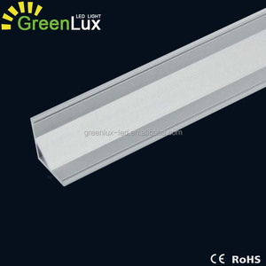 16x16mm 3m di alluminio ha portato il profilo di Piccolo Angolo di Alluminio Canale/Estrusione/Profilo Per Custodia per luce di striscia del <span class=keywords><strong>led</strong></span> - Product Image 5
