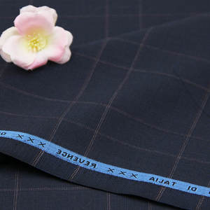 畅销批发男孩和男装意大利羊毛精纺编织西装面料 - Product Image 4