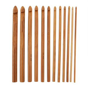 Ensemble de 12 aiguilles <span class=keywords><strong>à</strong></span> <span class=keywords><strong>tricoter</strong></span> <span class=keywords><strong>en</strong></span> <span class=keywords><strong>bambou</strong></span> carbonisé de tailles assorties et de crochets <span class=keywords><strong>en</strong></span> bois crochet <span class=keywords><strong>en</strong></span> <span class=keywords><strong>bambou</strong></span> pour travaux d'<span class=keywords><strong>aiguille</strong></span> vente <span class=keywords><strong>en</strong></span> gros - Product Image 3