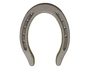 Schmieden von Stahl hufeisen für rutsch feste Hufeisen werkzeuge (Schmiede horseshoe-typeE-03)