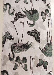 Hồng Hạc bướm Jacquard Đảng ăn mặc vải 100% <span class=keywords><strong>polyester</strong></span> sợi nhuộm DỆT THỔ CẨM Dobby phong cách cho túi xách đám cưới chàng trai cô gái - Product Image 6