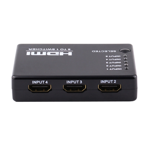 Fábrica bajo precio inteligente 5x1 switch <span class=keywords><strong>HDMI</strong></span> con control remoto ir y adaptador de <span class=keywords><strong>CA</strong></span> soporta 3D - Product Image 3