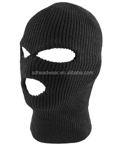 Commercio all'ingrosso 100% Acrilico Balaclava Ciclismo Del Cranio Lavorato A Maglia Moto da sci maschera - Product Image 2