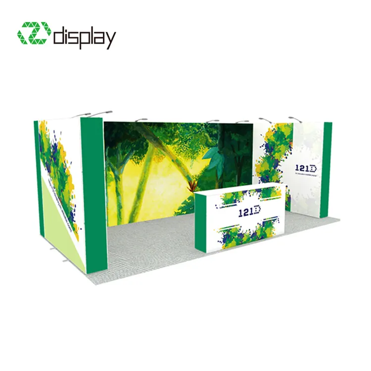 Abay — kit d'exposition de postiches en aluminium modulaire portable, 10x20ft, présentoir pour exposition