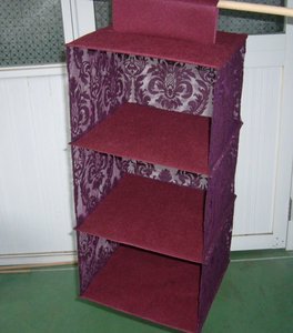 Placard de rangement gris à <span class=keywords><strong>6</strong></span> étagères avec 5 <span class=keywords><strong>tiroirs</strong></span> pliables Trois sacs à usage poches système organisateur de vêtements fonctionnel - Product Image 6