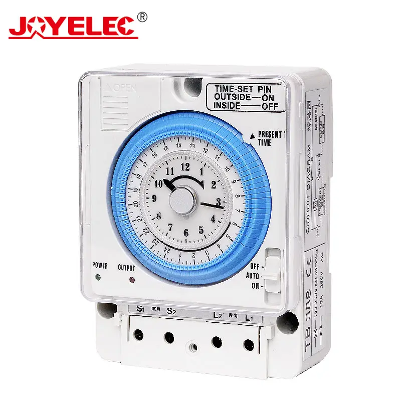 Hot Selling TB388 24 Hour Analogue Time Switch Electronic Analog Timer Best Quality 24 Hour Timer Switch