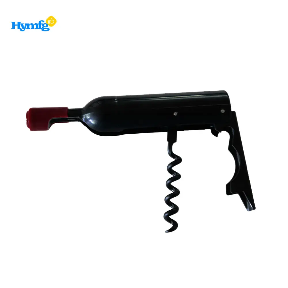 Magnetic Wine Black Bottle Corkscrew,