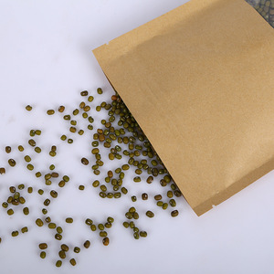 Personnalisé Étanche À L'humidité Kraft Brun Papier Feuille Ziplock Sacs Avec Loge - Product Image 3