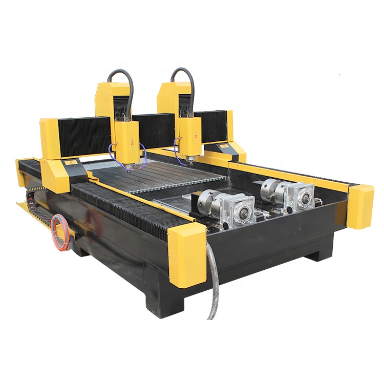 Две головки высокоэффективный 1325 камень cnc серводвигатель резьба по камню робот рука cnc машина с ЧПУ камень бит