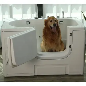 2024 nuevos productos para mascotas/MESA DE ASEO para perros/bañera para perros con masaje y ozono